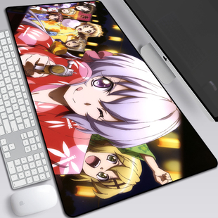 Symphogear战姬绝唱鼠标垫立花响风鸣翼雪音克莉丝动漫周边键盘垫