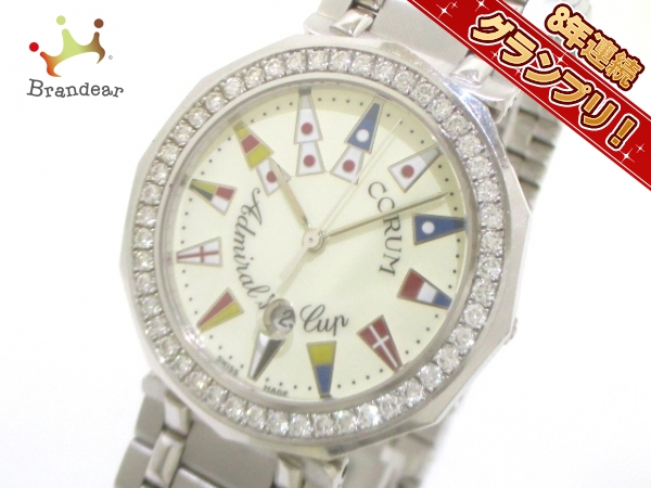 ÈðÊ¿¶þÊÖÔ×°ÊÖ±í À¥ÂØCORUM 18K°×½ð×êʯ 34ÅÌ 110¿Ë ÄÐʿʯӢ±í