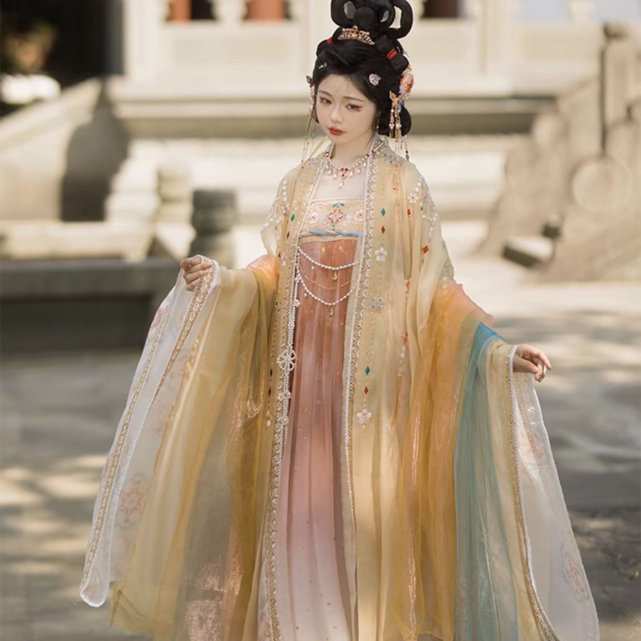 【山海公主】超仙花神汉服套装