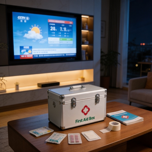 医药箱家用急救箱铝合金出诊箱生便携医疗箱特大容量收纳盒包18寸