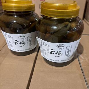 云楼小青瓜 980g瓶罐装 酱黄瓜小黄瓜乳酱瓜
