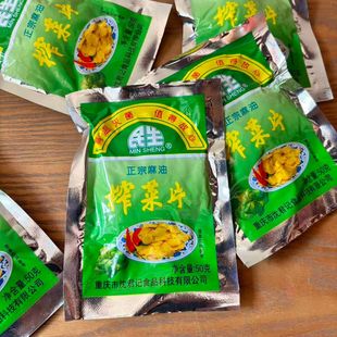 民生麻油榨菜片50g