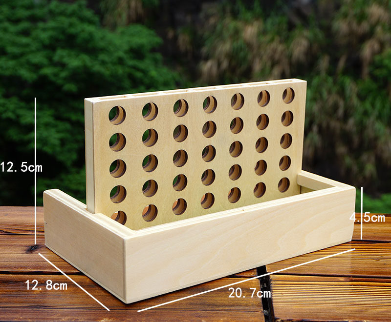 4-IN-1 보드 게임 목조 어린이 체스 보드 게임 부모-자식 상호 작용 모든 연령대에 적합하며 온 가족이 함께 놀 수 있습니다