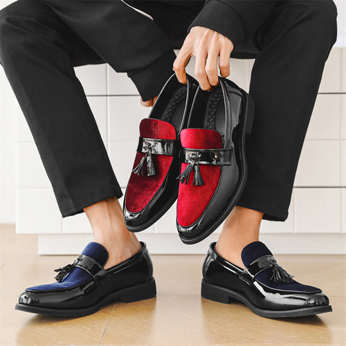 New Men's Slip-On Loafers Size 38-48 Comfortable Lazy Shoes
