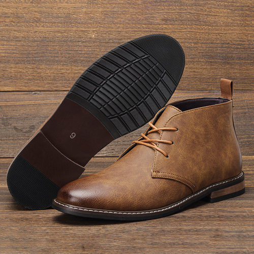 Men's Big Size Vintage Desert Boots 经典男士大码复古沙漠靴