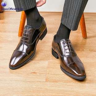 Men Formal Shoes Leather Business High Quality Dress Shoes