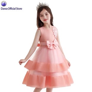 Girls Wedding Party Princess Dresses for Kids Birthday Dress