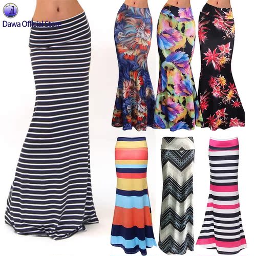 Summer high waist package hip skirt ladies long skirts包臀裙