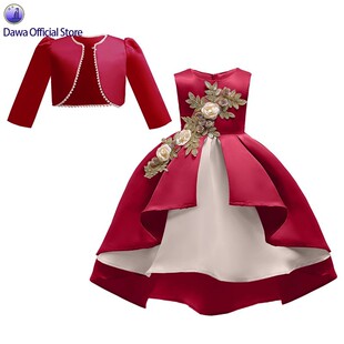 Dress Princess for Girls Gown Sleeveless elegant Pleated