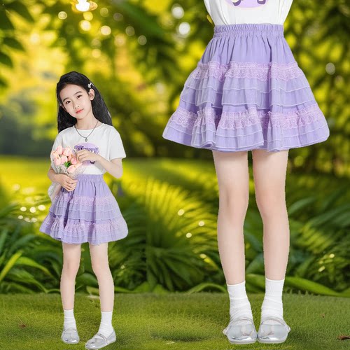 女童半身裙夏季公主裙裤