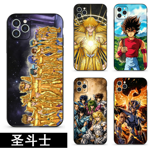 圣斗士星矢手机壳适用苹果iphone17pro16xs红米note13k90华为p70小米17OPPO天马流星拳周边硅胶软壳