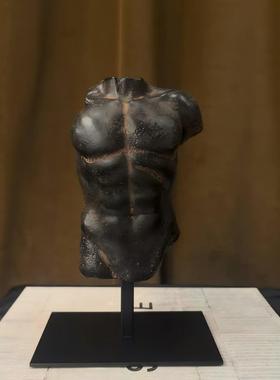 中古风复古风原创人物创意装饰品摆件样板间售楼处少众人物雕塑