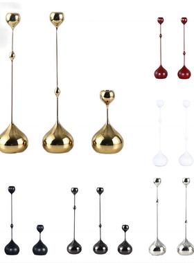 现代轻奢极简意式不锈钢几何创意烛台样板间茶几餐桌装饰品摆设