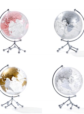 轻奢简约创意地球仪摆件样板间客厅电视柜办公桌装入户玄关装饰品