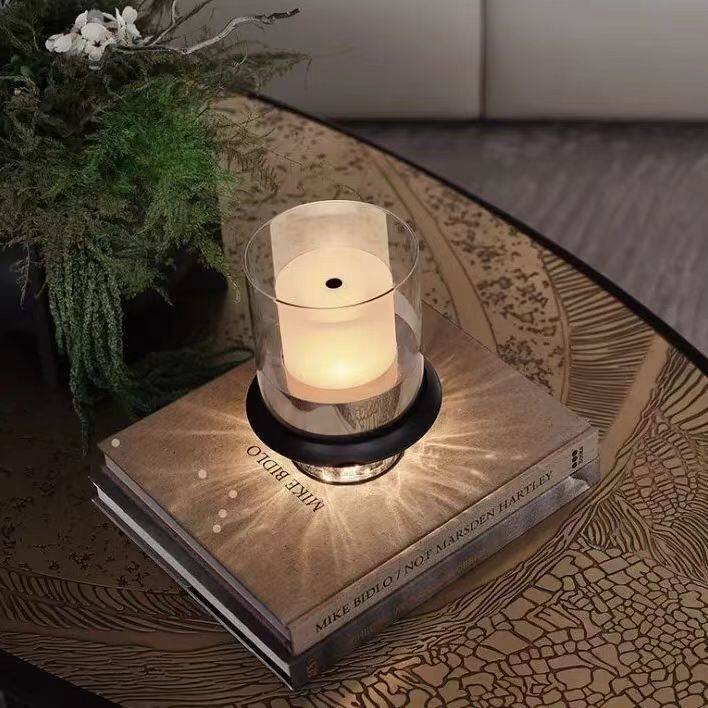 现代简约原创小夜灯装饰品摆件样板间售楼处茶几台灯组合创意摆件