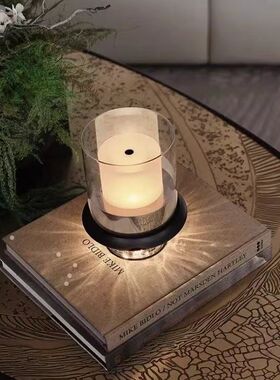 现代简约原创小夜灯装饰品摆件样板间售楼处茶几台灯组合创意摆件