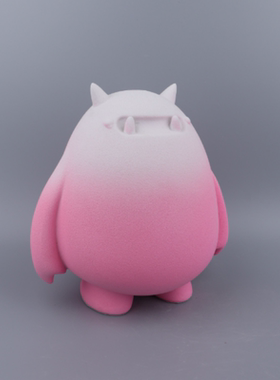 现代轻奢意式陶瓷小怪兽创意摆件样板间儿童房原创卡通动物装饰品