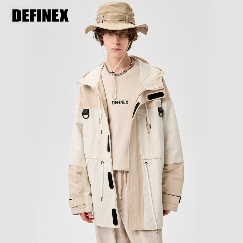 清仓DEFTINEX潮牌秋季男士风衣