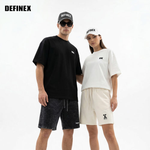 DEFINEX潮流宽松字母logo休闲T恤