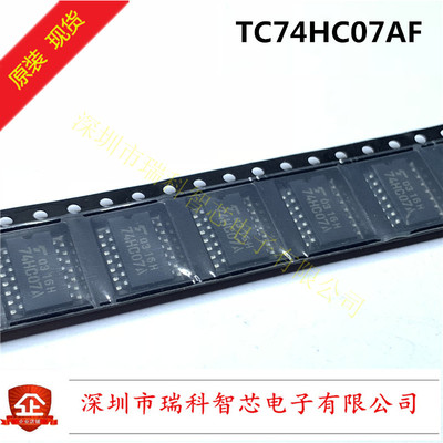 原装直拍TC74HC07AF SOP-14 贴片中体5.2MM 六角缓冲器 开式排放