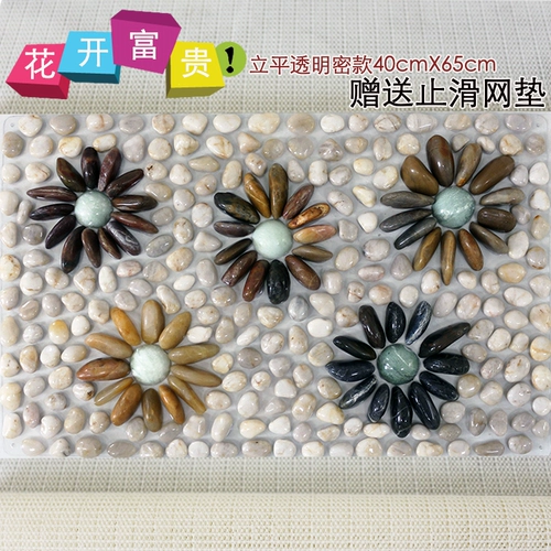 Натуральный массажер для ног, нескользящий коврик для ванной