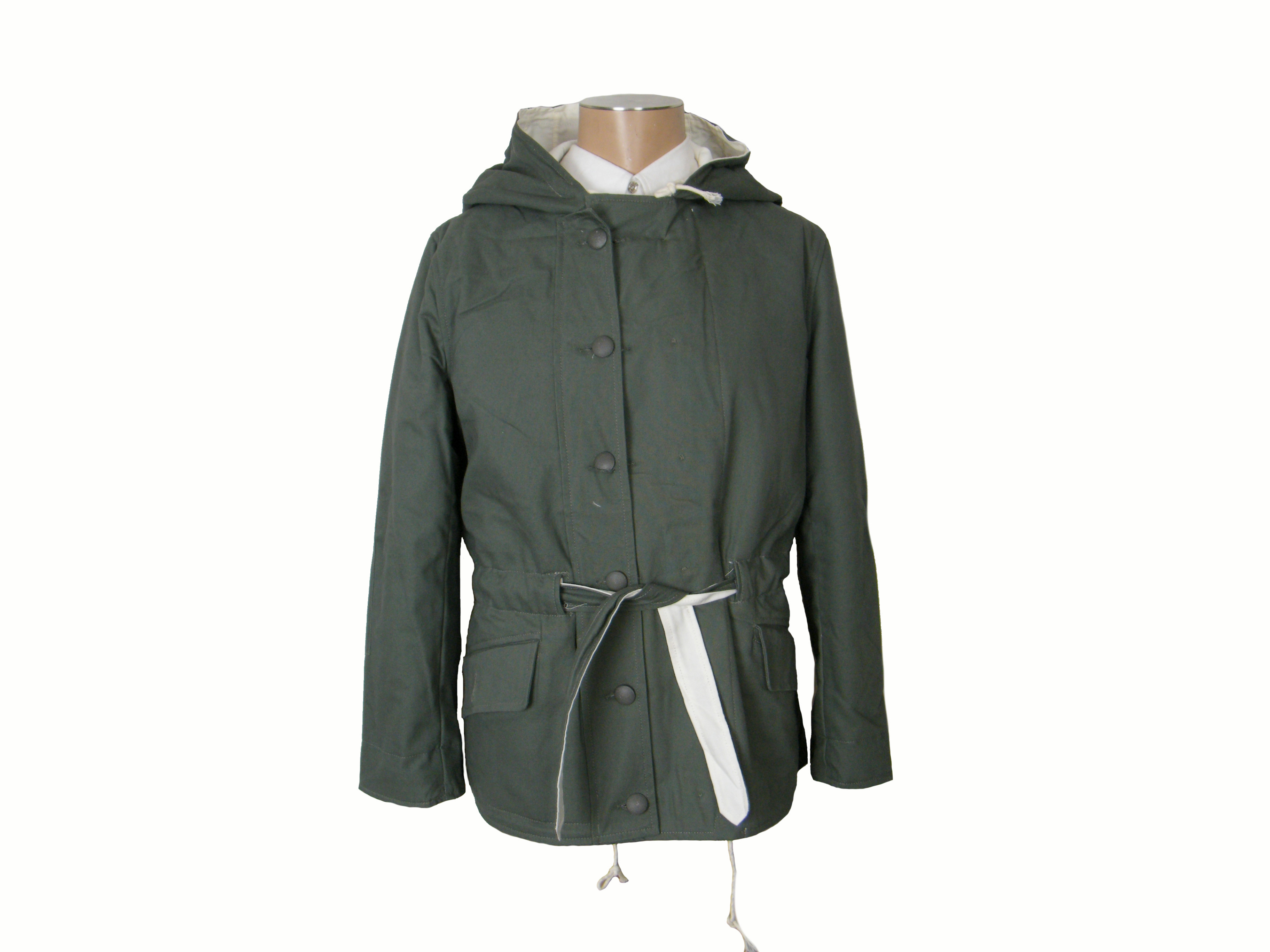 德系 双面穿 鼠灰色 棉服 防寒服