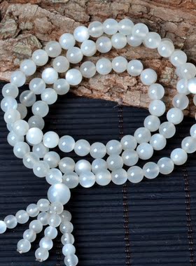 天然月光石猫眼效应多层手链