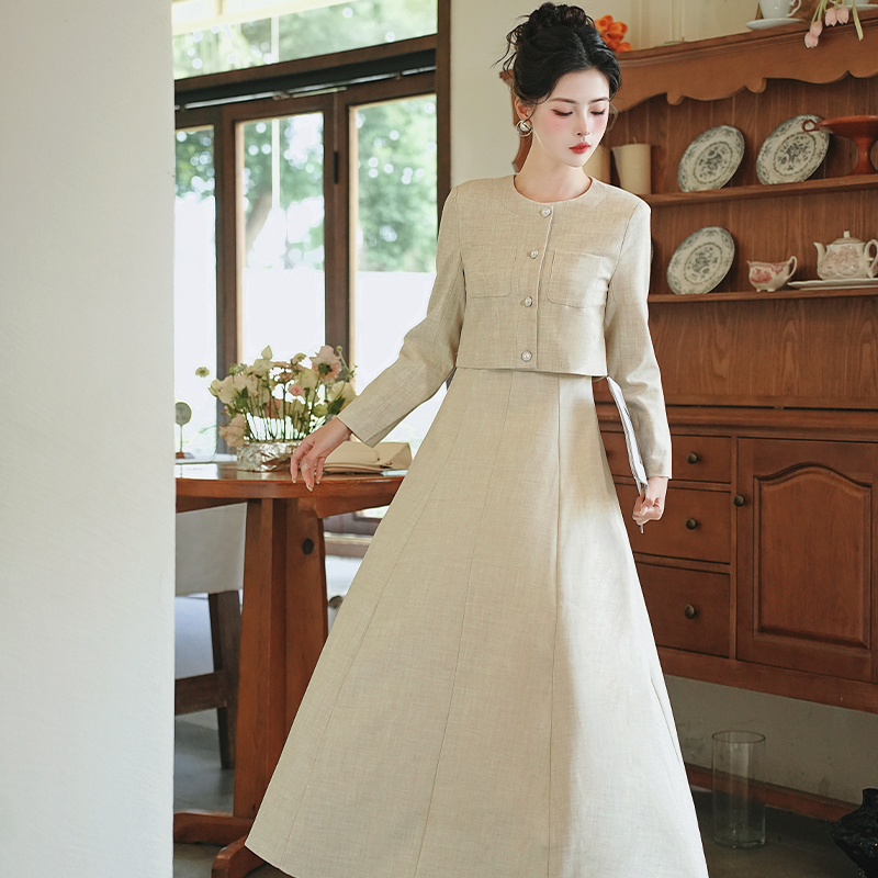 与江新款小香风两件套高级感气质