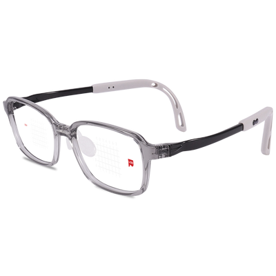 李白儿童眼镜框架离焦防控星趣眼镜片视满分新款乐学硅胶框/白033