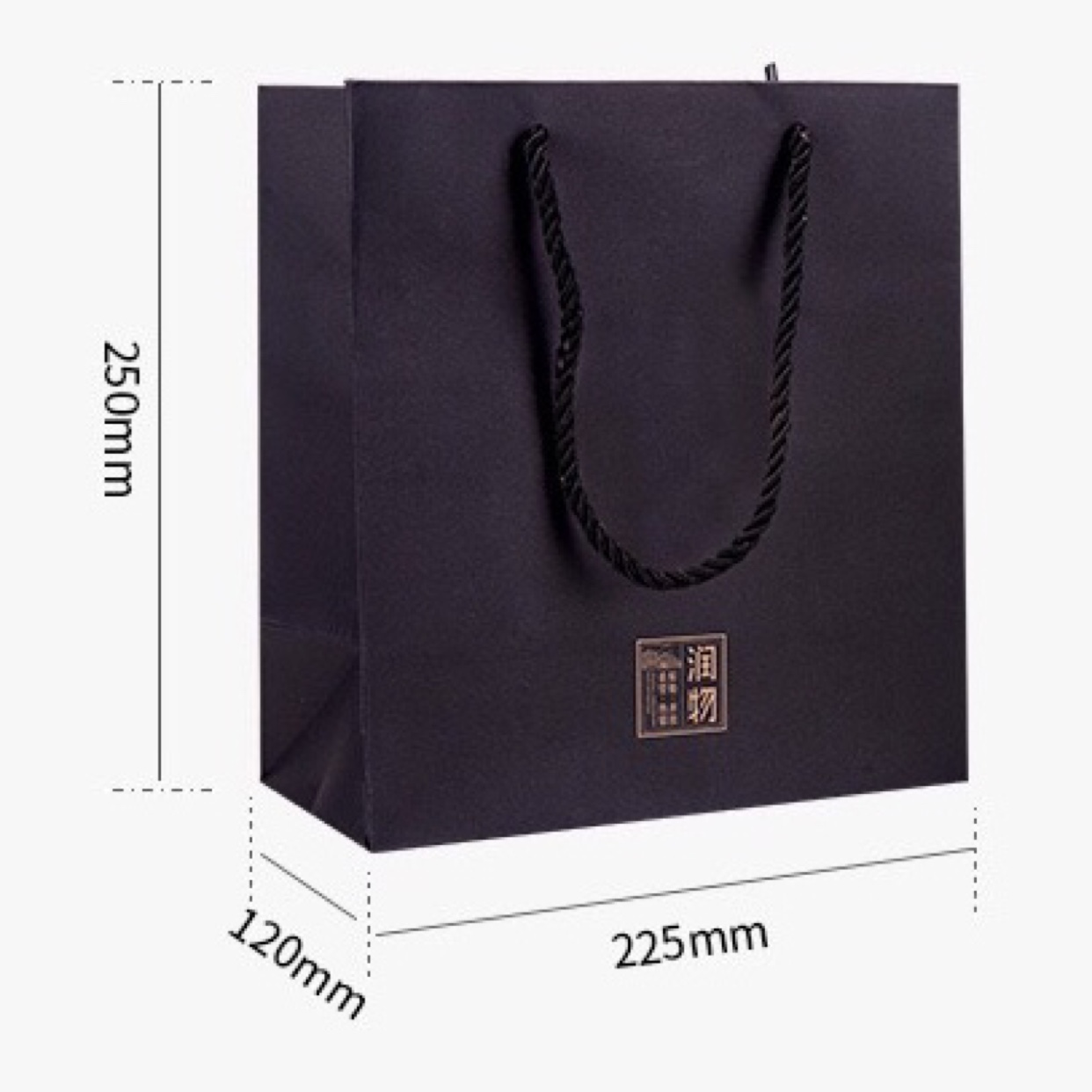 茶叶通版包装手提袋 润物东方造物手提袋 纸质手提袋专版定制