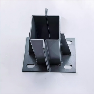 AVR26 B81A围栏支脚碳钢灰色烤漆型材机械设备防护栏支架 A140