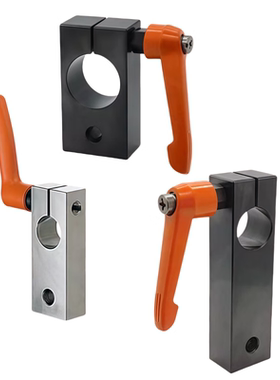 LKJ01 30度梯形丝杠防转动固定件 面接点型快速单孔夹MTSBB MTSBM