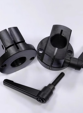 梯形丝杠防转动固定件MTQDB/MTQDM把手锁紧切边法兰