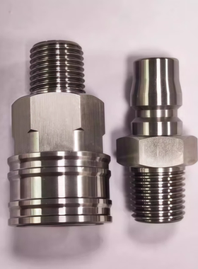 304不锈钢QNPMS QNSMS1/2/3/4/6/8外丝外牙无阀型管塞不锈钢管套