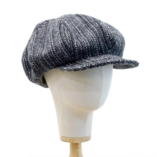 官方代理日本DECHO 112A23手工哈里斯纯羊毛画家贝雷帽子