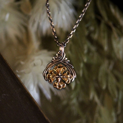 手工项坠吊坠HorizonBlue银饰