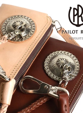 官方代理日本REDMOON红月LP2000-PRLBG植鞣牛皮休闲长款钱包财布