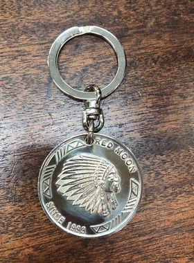 官方代理日本REDMOON红月RM-KHDC 10周年限定硬币大扣钥匙扣