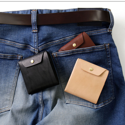 REDMOON牛皮短款卡包钱包