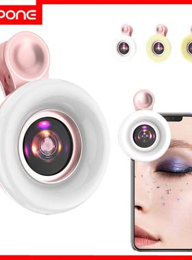 New Mobile phone fill light 15X macro lens Portable Selfie L