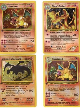 Pokemon Basis Set 1996 Jaar Engels Kaarten Pikachu DIY Game