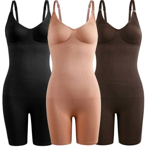 Seamless Women Bodysuit Butt Lifter Shapewear Waist Trainer
