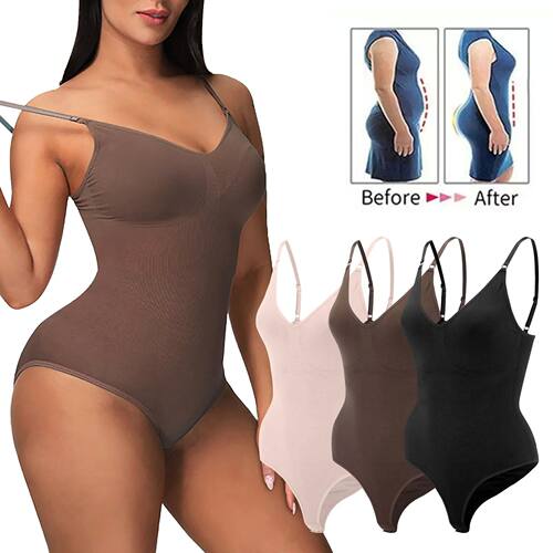 Seamless Shapewear Bodysuit For Women Tummy Control Butt Lif
