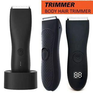 Men's Electric Groin Hair Trimmer Pubic Hair Trimmer Body Gr