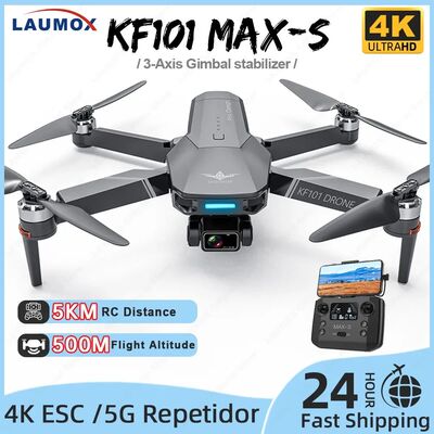 LAUMOX KF101 MAX-S GPS Drone 4K Professional EIS Camera Anti