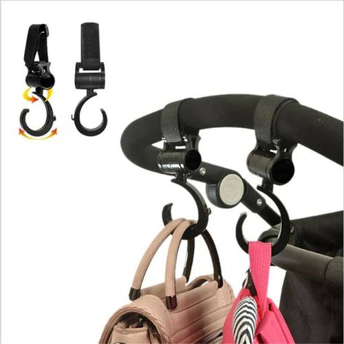 Baby Stroller Hook Wheelchair Organizer Bag Clip Metal Pram