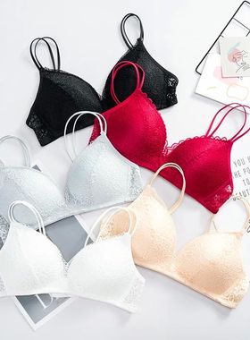 Women Bra Sexy Lace Bralette Floral Wireless Bra Female Unde