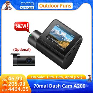 A200 DVR1080P Dash Car Cam Screen 70mai LCD