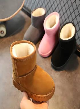 Fashion Children Casual Shoes Baby Boys Girls Snow Boots Kid