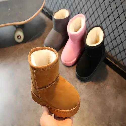 Fashion Children Casual Shoes Baby Boys Girls Snow Boots Kid